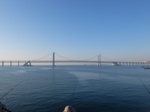 星海湾大橋西側